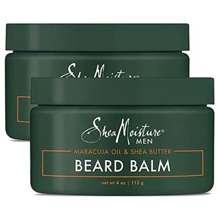 SheaMoisture Mens Skin Care, Beard Balm with Natural Ingredients, Shea Butter and Maracuja Oil to Shape, Smooth & Define Flawless Beard & Facial Hair (2 Pack ? 4 Oz Ea)