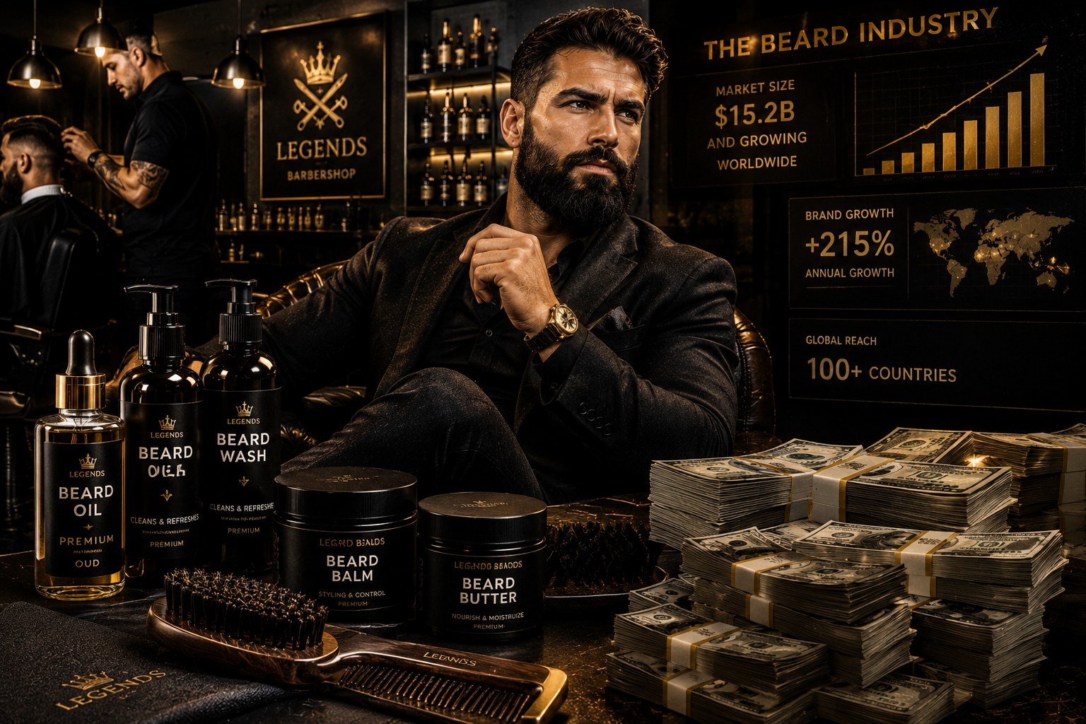 The Billion-Dollar Beard Industry: How Men’s Grooming Became One of the Fastest-Growing Markets in the World