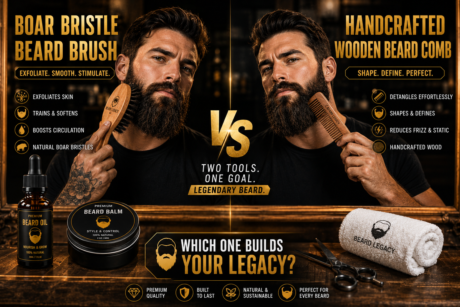 Beard Brush vs Beard Comb: Which Grooming Tool Does Your Beard Really Need in 2026?
